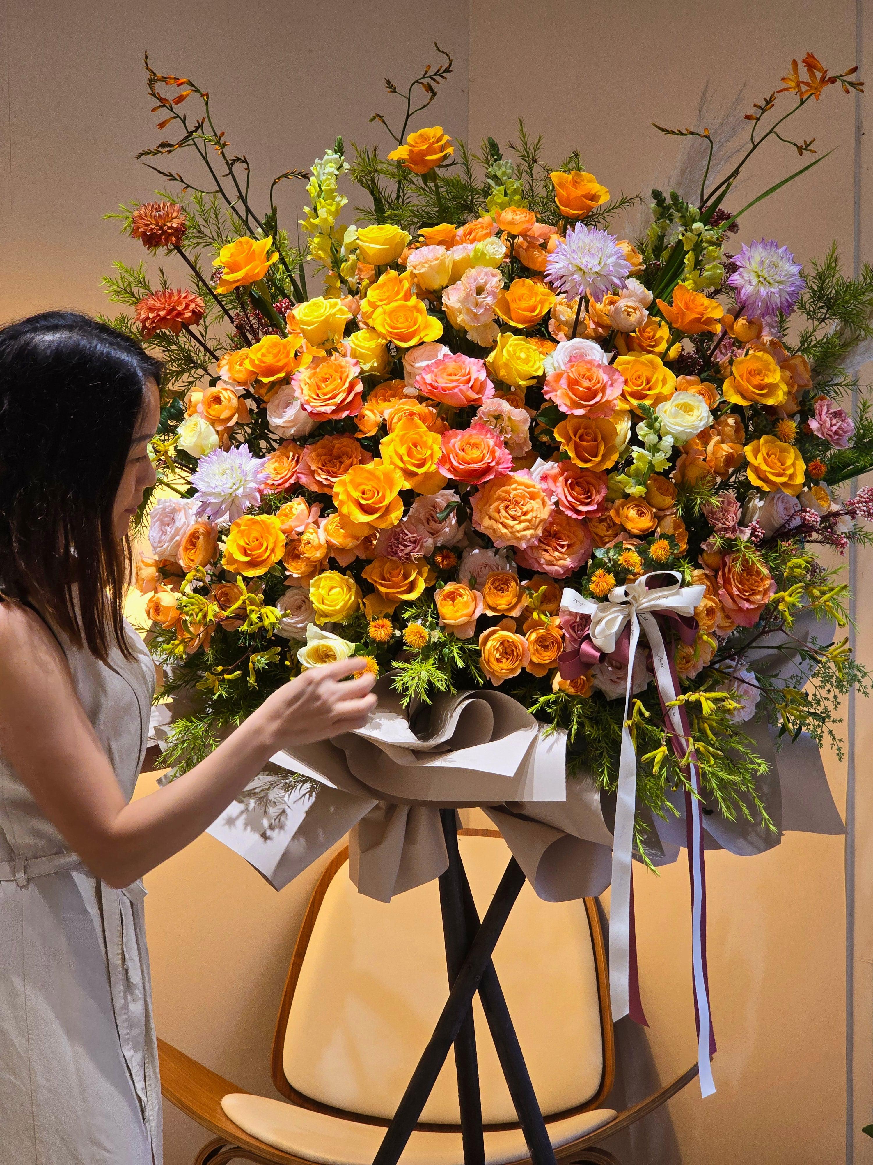 開張花籃 開張花籃的深層意義 開幕祝賀花禮終極指南