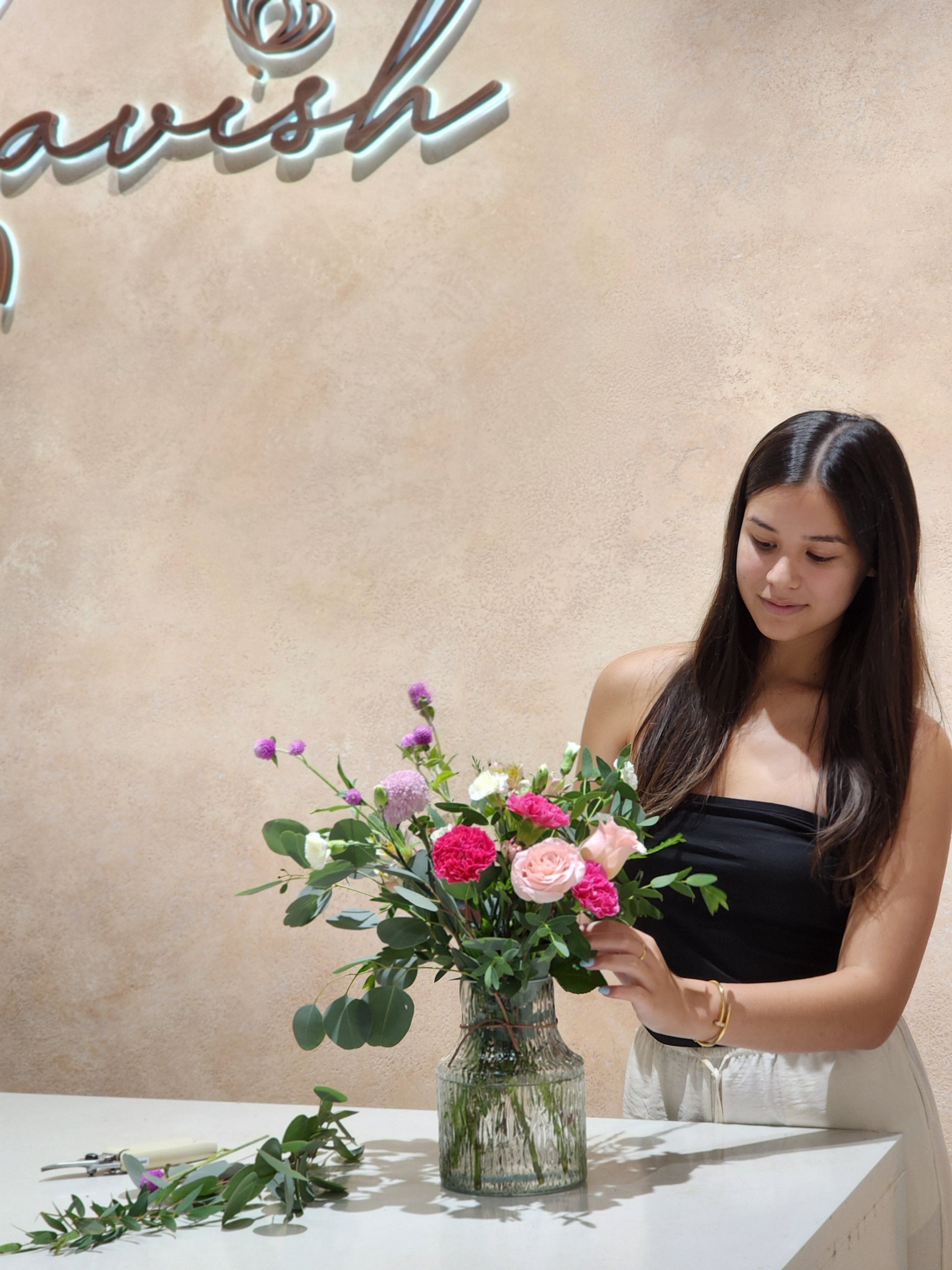 花藝擺設工作坊 工作坊 花藝工作坊 Lavish Florist 員工福利 團建活動 團建 香港花店 網上花店 Workshop 親子活動 花藝創作