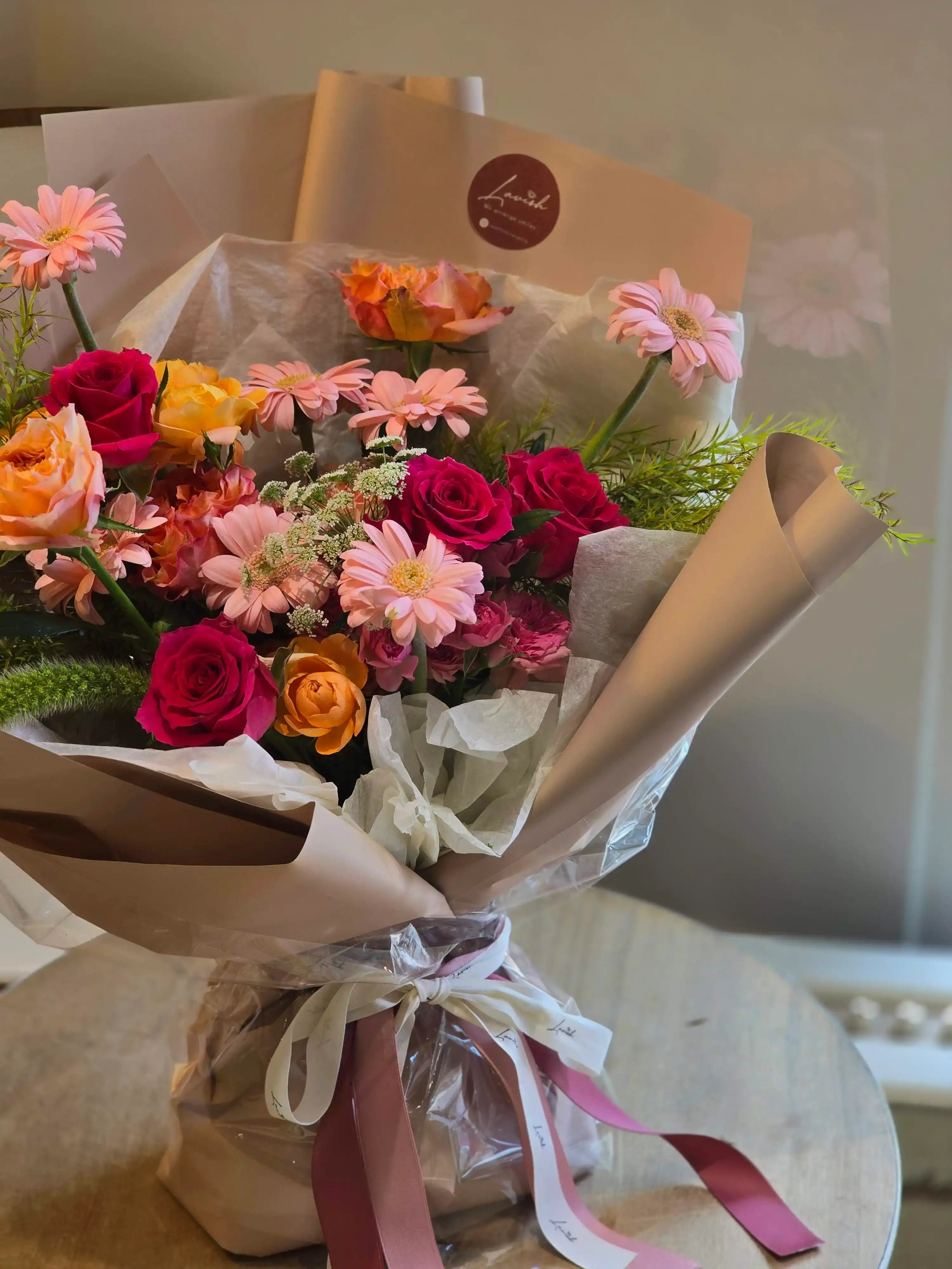 Blue Ocean - 繡球花花束