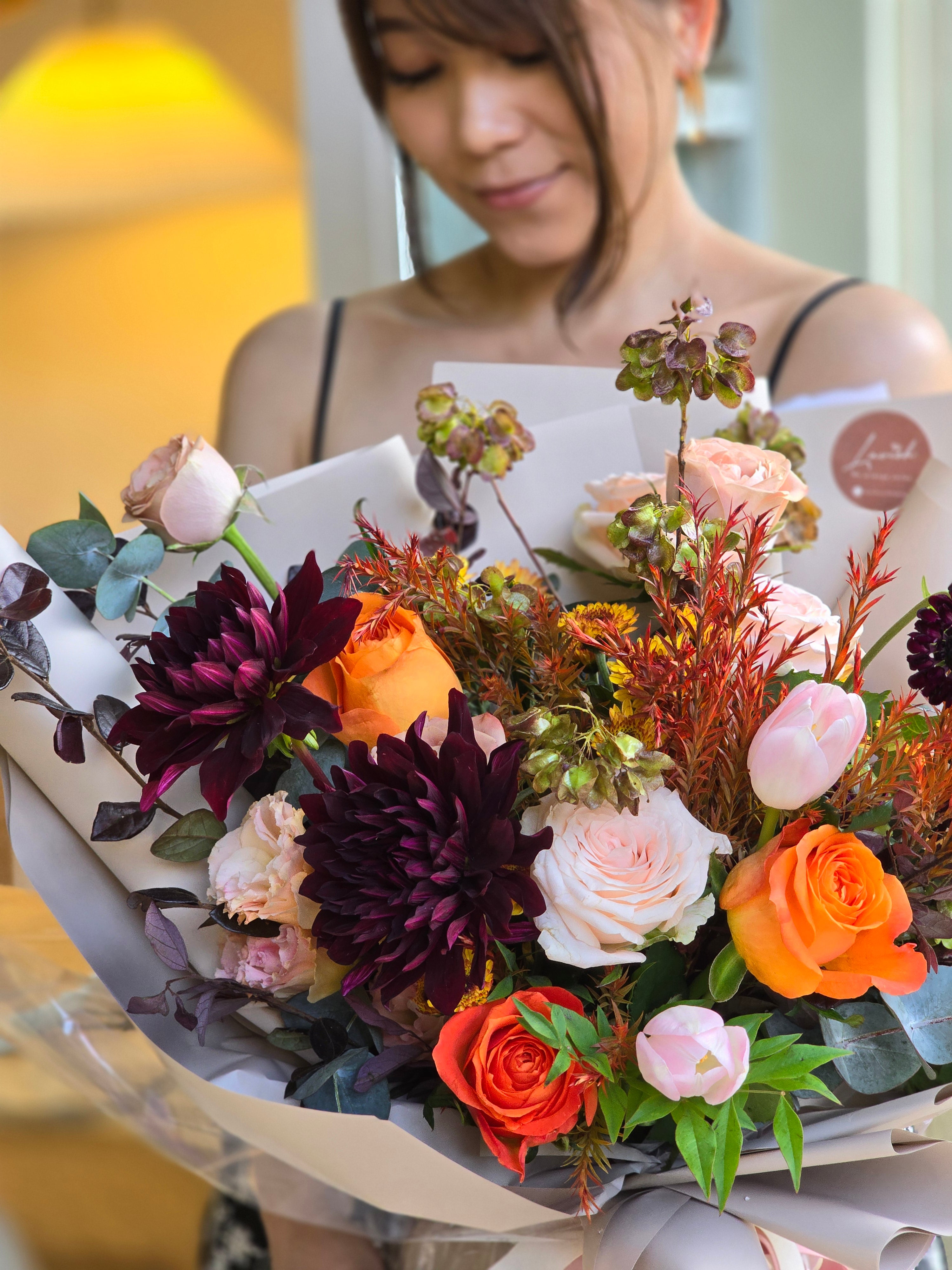 情人節花束 情人節花 情人節 Lavish Florist 情人節花束系列 情人節禮物 Valentine's Day Flower 香港花店 網上花店 即日送花 全港送花