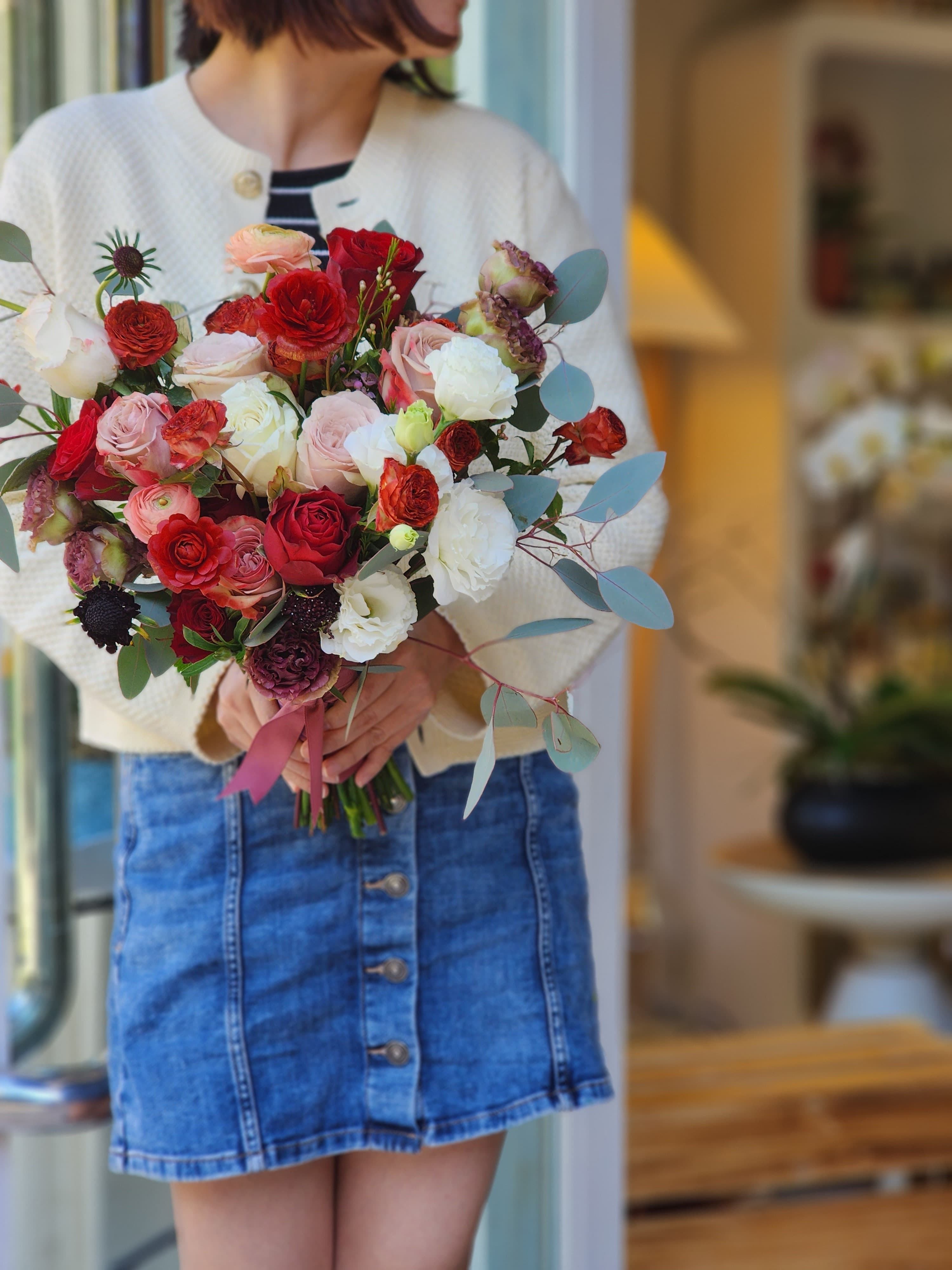 Bridal Bouquet Lavish Florist 新娘手棒花 花球 新娘花球 手棒花 結婚花