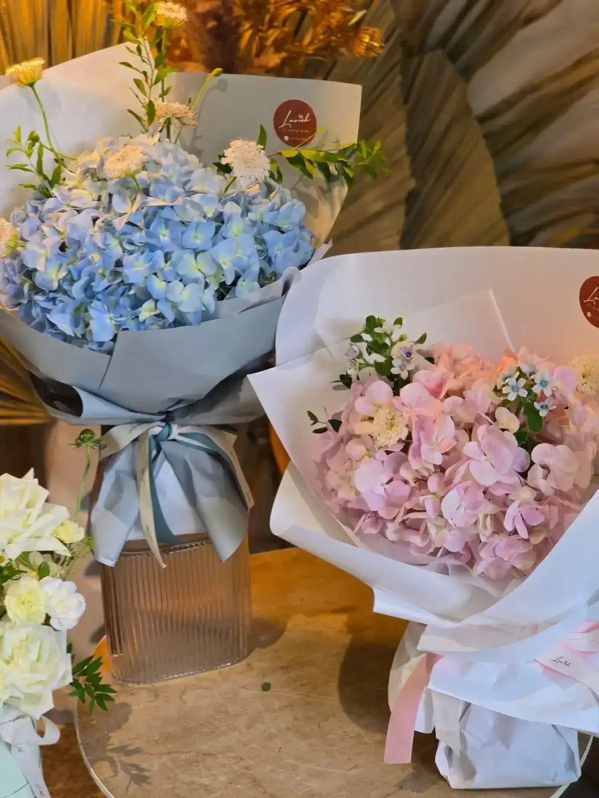 繡球花花束