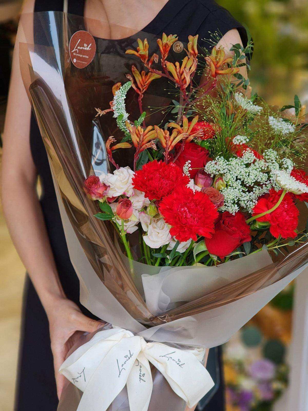 Annabelle Eustoma Bouquet 洋桔梗花束 Lavish Florist