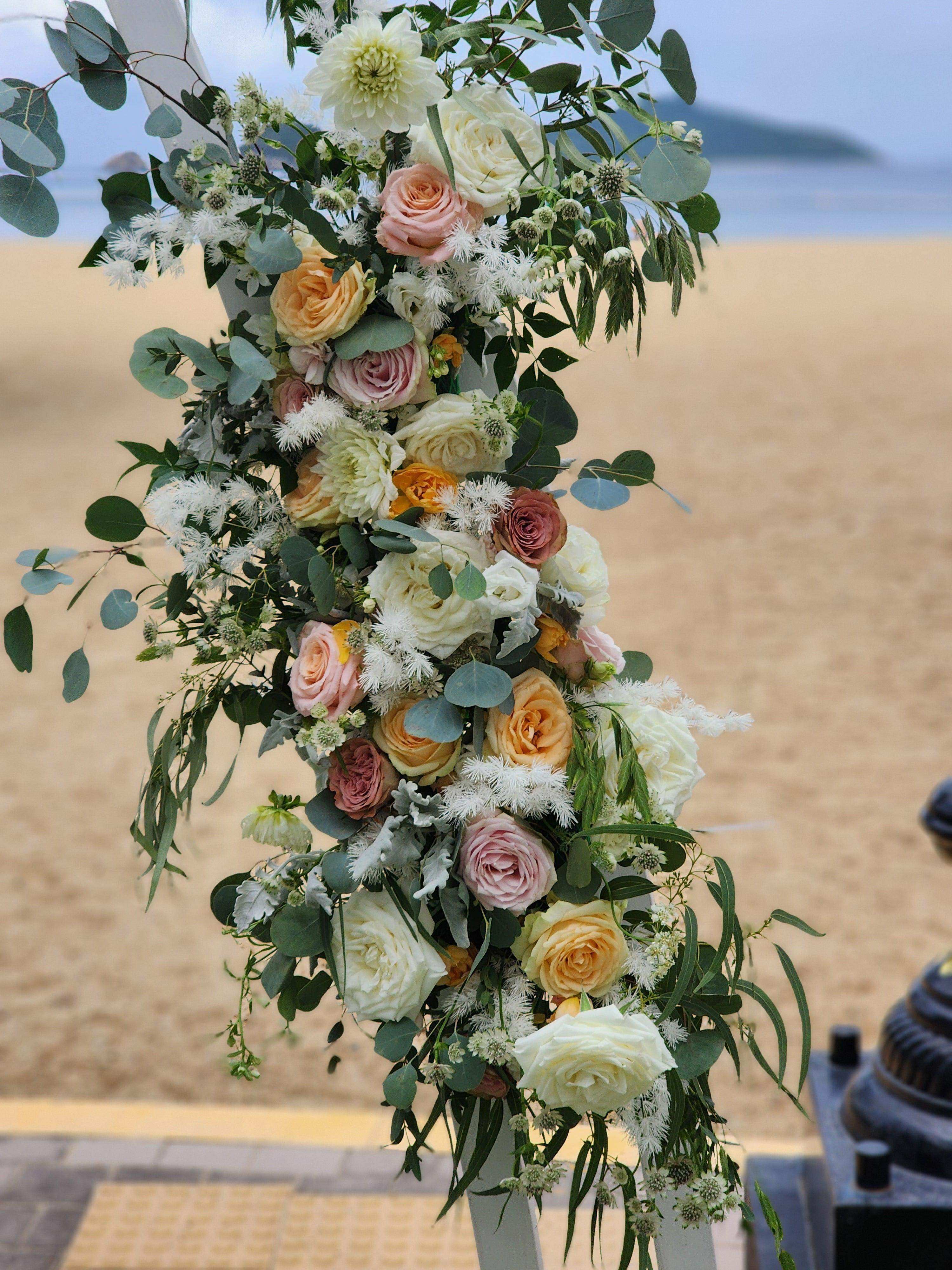 Fresh Floral Arch (Max. 8 ft height) - Lavish Florist