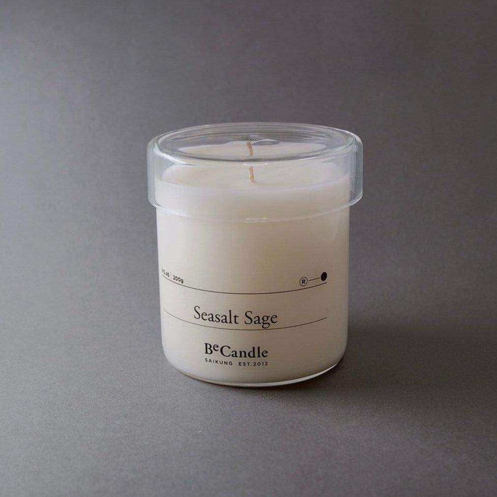 BeCandle Seasalt Sage Scented Candle 200g - No.46