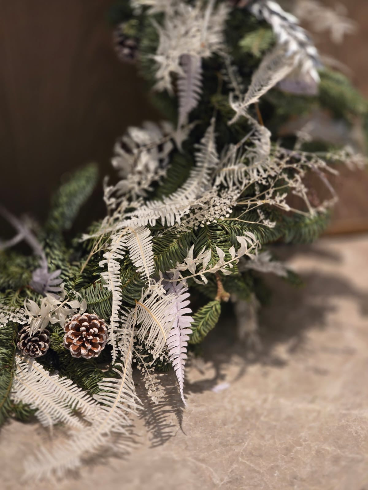 Lavish - Snowy Themed Christmas Wreath