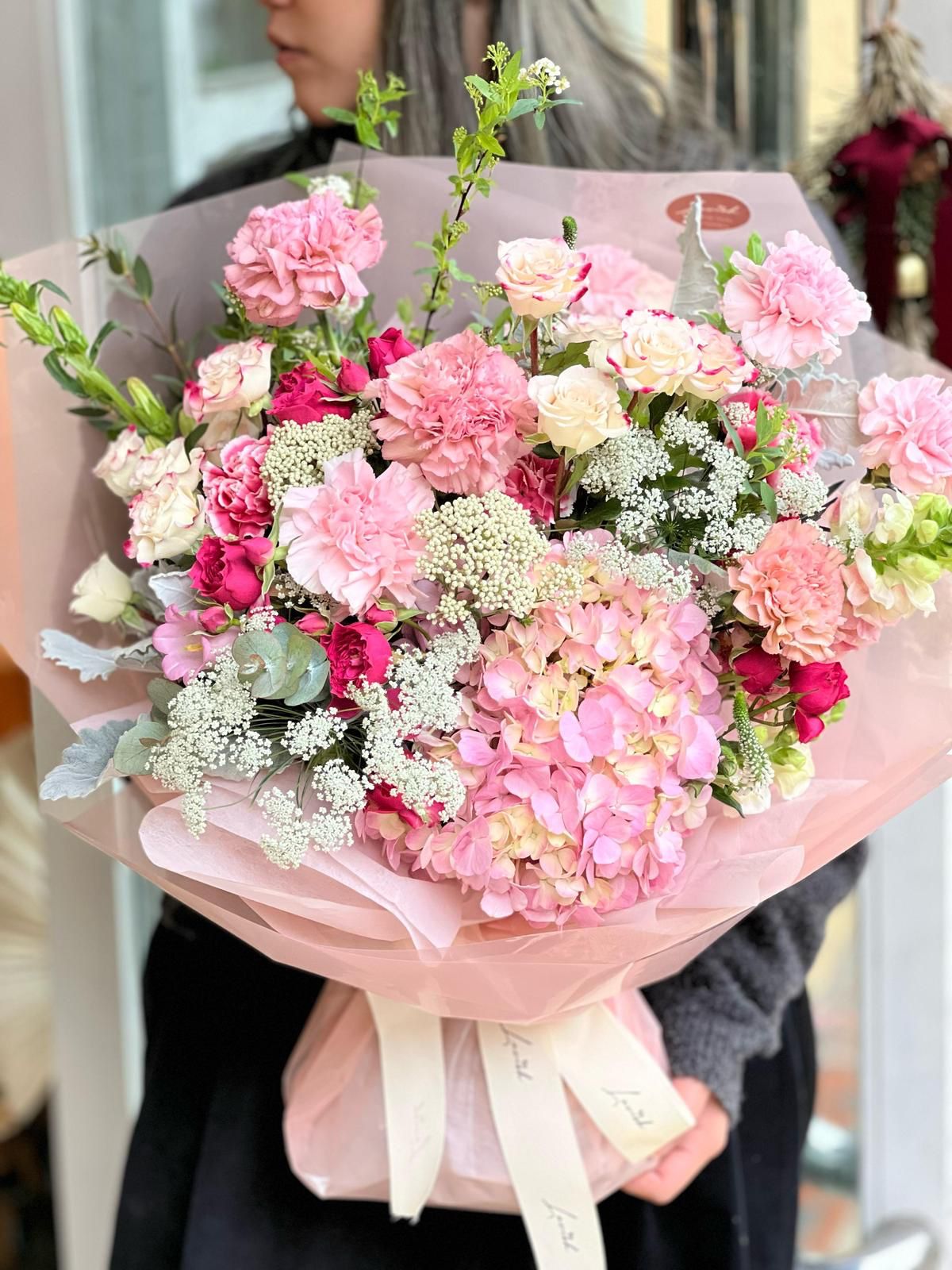Marina Pink - Hydrangeas Bouquet