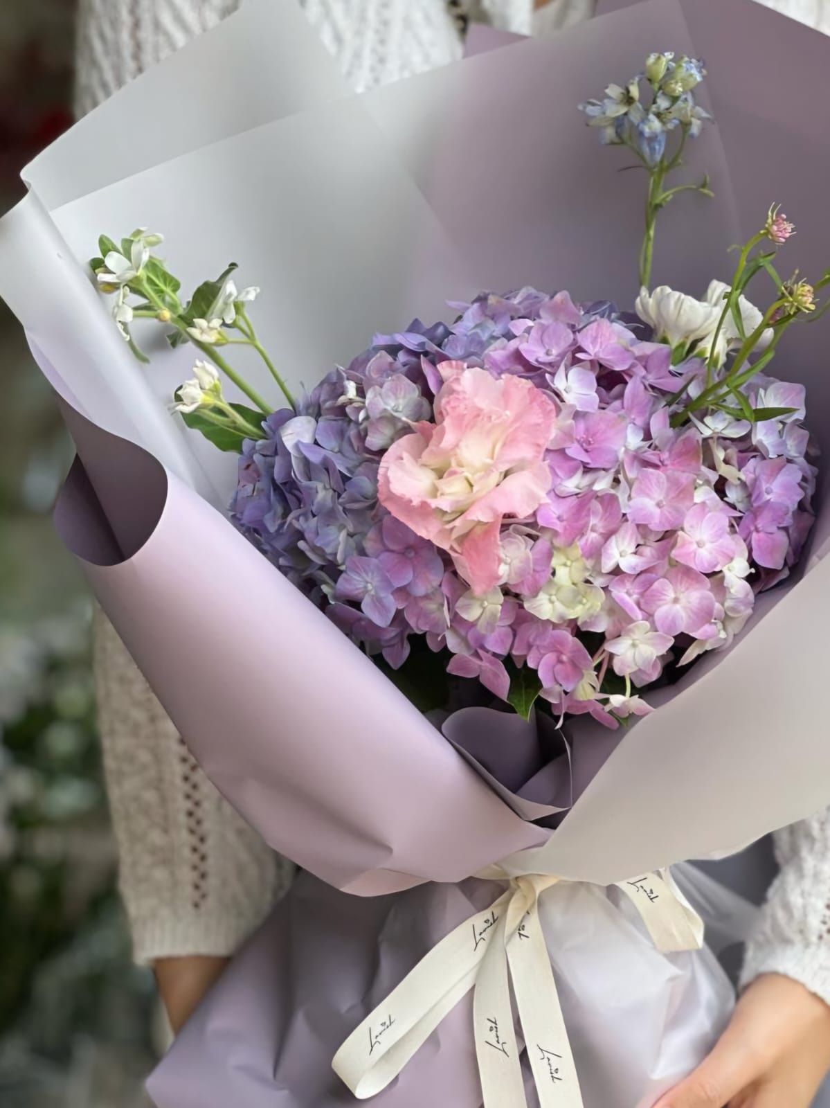 繡球花花束