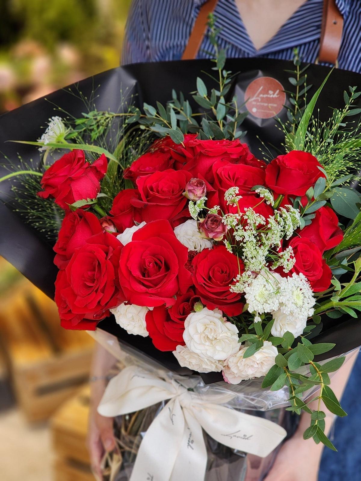 Red Rose Paradise 紅玫瑰 紅玫瑰花束 Lavish Florist 即日送貨 香港花店 網上花店